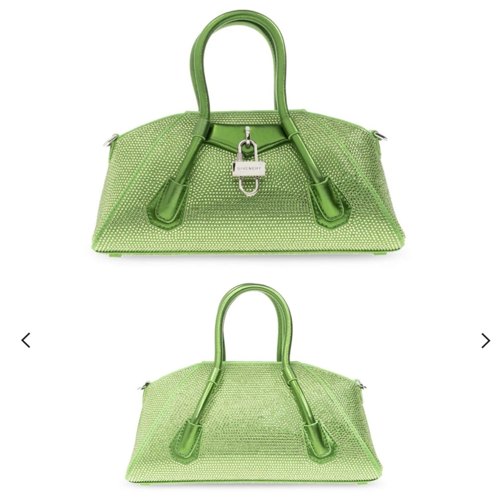 NWT Givenchy Antigona Embellished Mini Top Handle Green Bag $2800